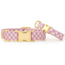 Thistle Gingham Dog Collar