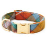 Buchanan Flannel Dog Collar