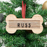 Christmas Wooden Bone Letterboard Pet Ornament