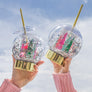 Winter Wonderland Snowglobe Novelty Sipper