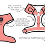Dog Adjustable Harness - Scooby-Doo™