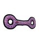 Tuffy Ultimate Tug-O-War - Pink Leopard, Squeaky Dog Toy