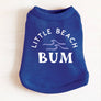 LITTLE BEACH BUM Pet Graphic Sweatshirt: HEATHER ROYAL BLUE