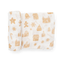 Cotton Muslin Swaddle Blanket - Gingerbread Village