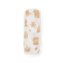 Cotton Muslin Swaddle Blanket - Gingerbread Village