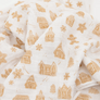 Cotton Muslin Swaddle Blanket - Gingerbread Village