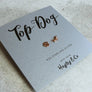 Sausage Dog and Paw Print Rose Gold or Silver Earrings