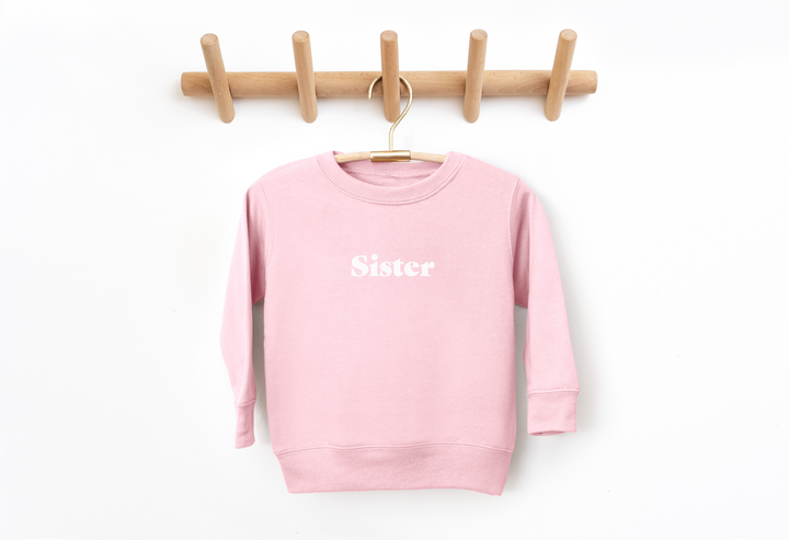 Sister Pink Toddler Children's Sweatshirt