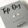 Little Poodle Sterling Silver Earrings