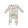 Ruby's Garden Ruffle Zipper Footie