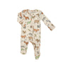 Woodland Friends Zipper Footie