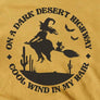 On A Dark Desert Highway Halloween Witch Shirt