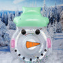 MR. SNOWMAN CONFETTI FILLED INFLATABLE SNOW TUBE