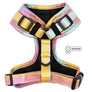 Dog Adjustable Harness - The Night Life (Reflective)