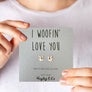 Cute Little Dog Sterling Silver Stud Earrings