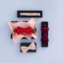 Burgundy Velvet Dog Bow Tie