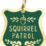 Squirrel Patrol Collar Charm