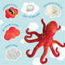 SnugArooz Olivia the Octopus Plush Dog Toy 11"