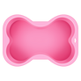 Large Dog Bone Shaped Silicone Cake Pan