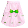 Pink Stripe Alligator Dress