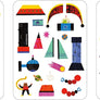 Rocket Ships Magnetic Build-It Game –Magnetic Toy for Ages 4+