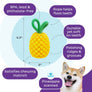 Planet Dog Dental Pineapple Dog Chew Toy Yellow