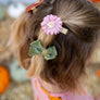 Pumpkin Hair Clip Trio