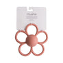 DAISY RATTLE TEETHER (DUSTY ROSE)