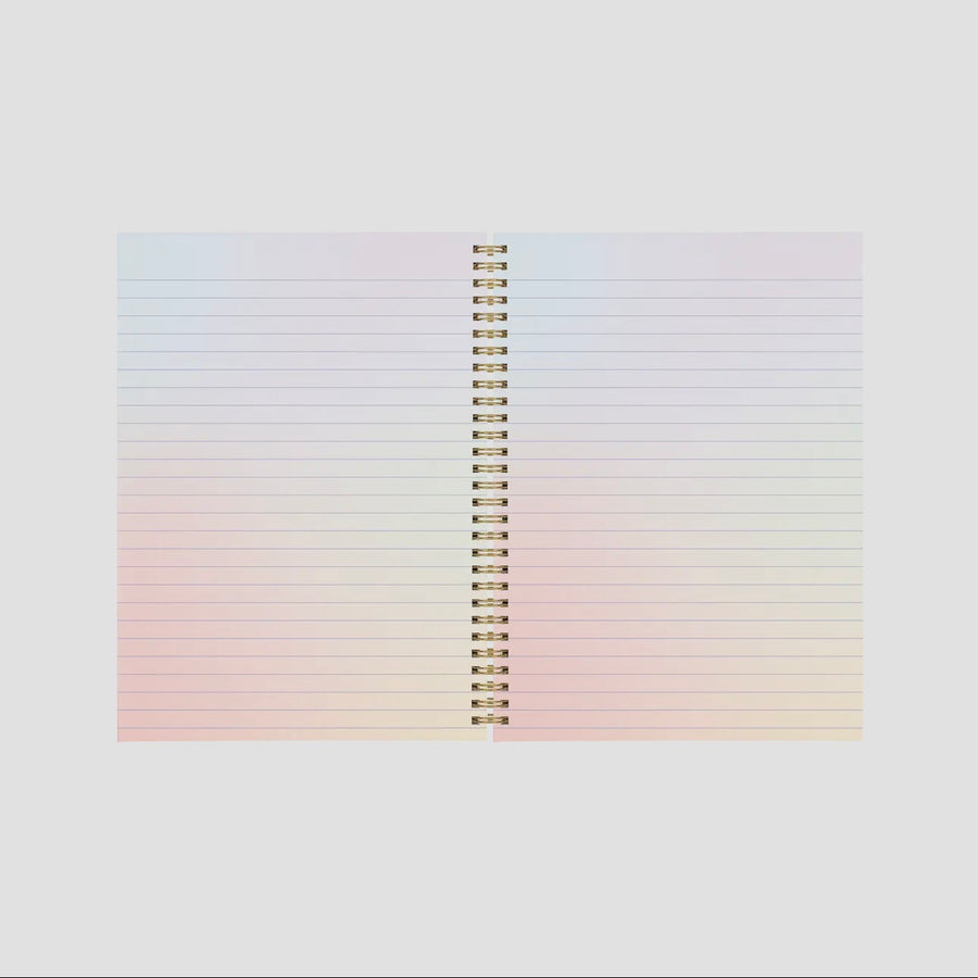 Rainbow Flower Notebook