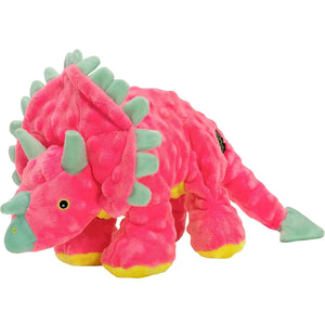 GoDog Dino Frills w/Chew Guard Pink