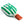 Green Stripe Pickleball Paddle