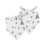 Cotton Muslin Reversible Bandana Bib - Forest Friends
