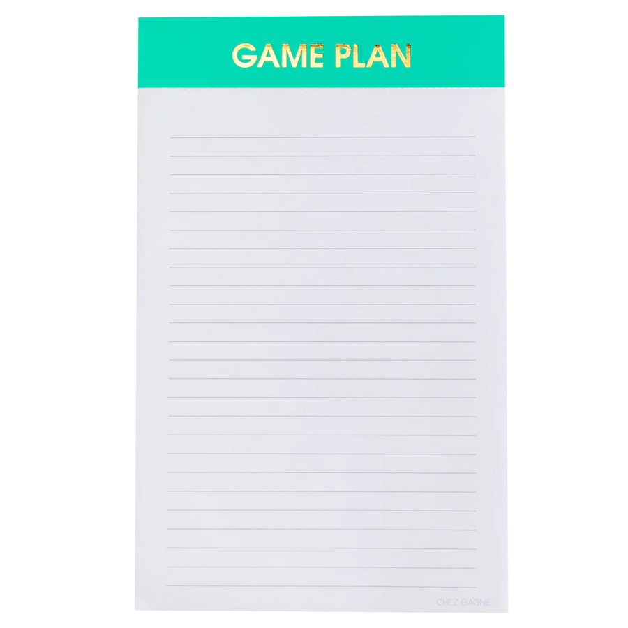 Game Plan - Notepad