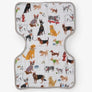 Cotton Muslin Burp Cloth - Woof