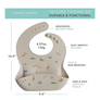 Silicone Printed Bib-Safari Jungle