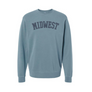 Midwest Puff Crew Sweatshirt- Pigment Slate Blue