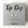 Little Poodle Sterling Silver Earrings