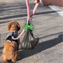 Monstera Leaf Poopy Loop® Used Dog Waste Bag Holder