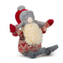 Trapper Hat Santa Gnome Knottie® Plush Dog Toy