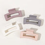 Matte Rectangle Claw Clip - Mini