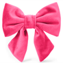 Pink Velvet Lady Dog Bow
