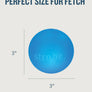 Planet Dog Orbee-Tuff Strobe Ball Light Up Dog Toy Blue