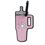 Pink Tumbler Poopy Loop® Used Dog Waste Bag Holder