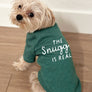 THE SNUGGLE IS REAL Pet Graphic Sweatshirt: HEATHER CRANBERRY