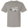 The Dogfather - Classic Tee: Bluestone / Medium