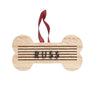 Christmas Wooden Bone Letterboard Pet Ornament