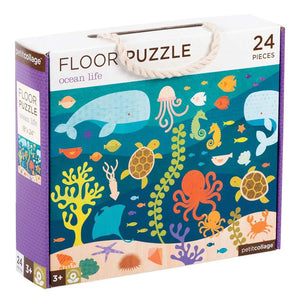 Ocean Floor Life 24-Piece Floor Puzzle, Ages 3+