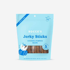 Bocce's Bakery Grazers Chicken & Pumpkin Jerky Sticks