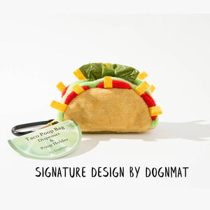 Taco Poop Bag Dispenser and Poop Holder