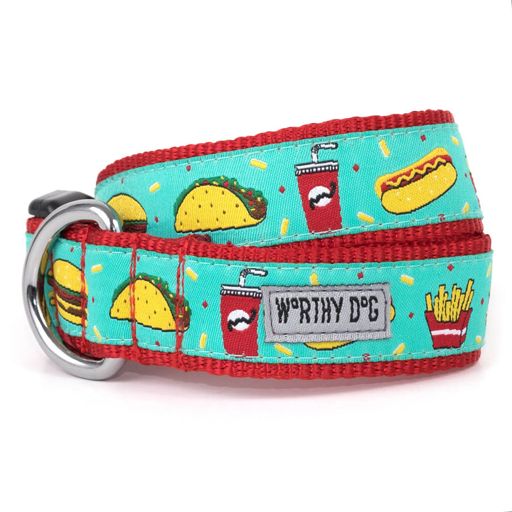 Food Fest Collar: Turquoise / Medium POS Only